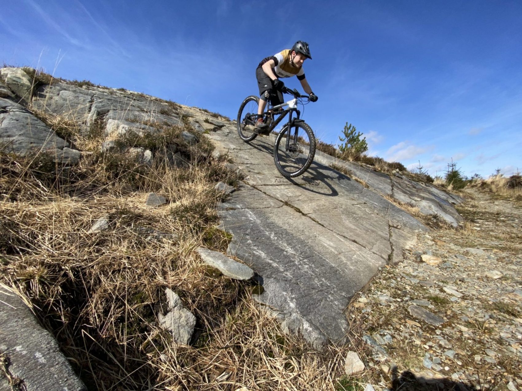 Will and Kate ride the Tarw Du black trail – Coed Y Brenin