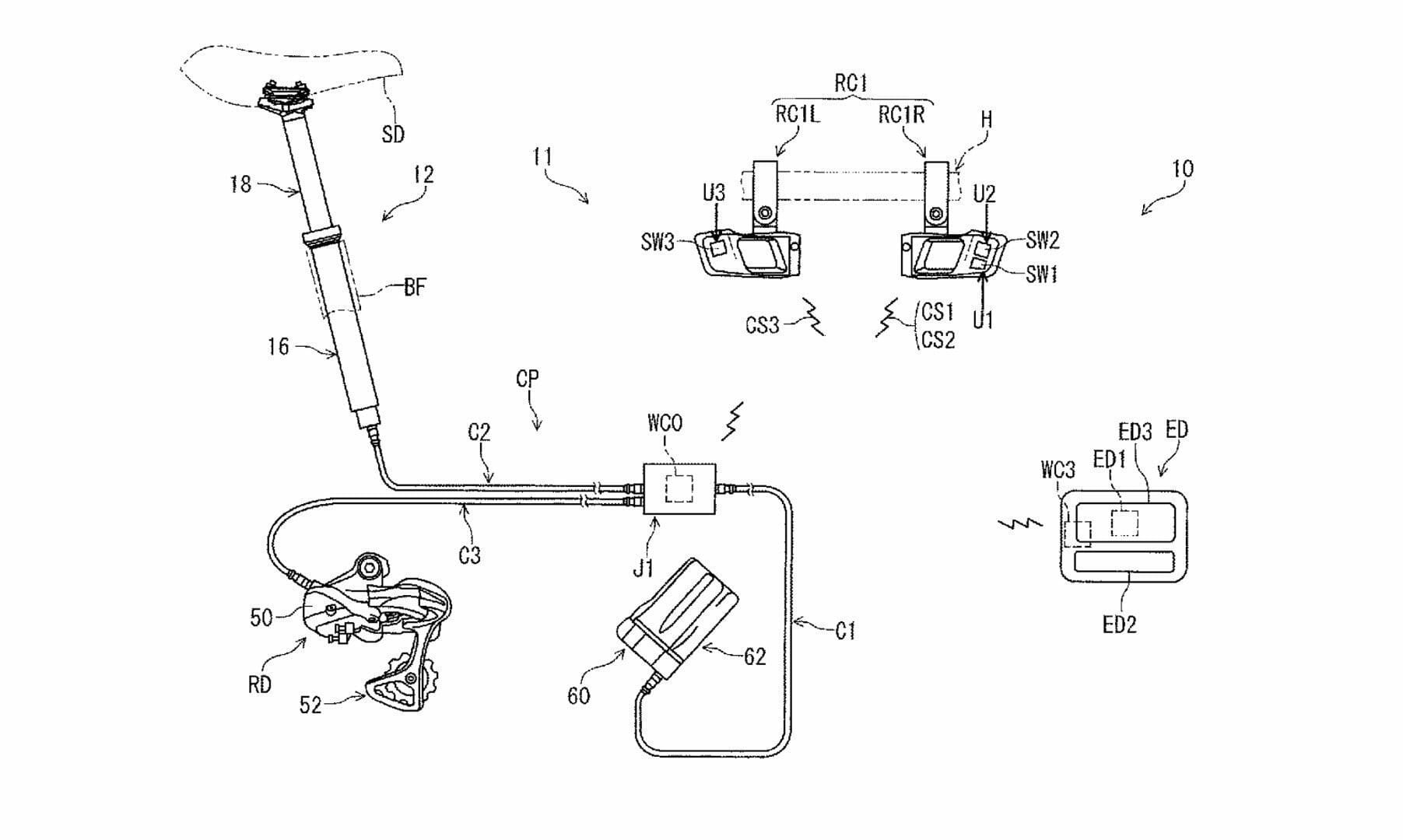 Shimano Patents a new Electronic Dropper Post