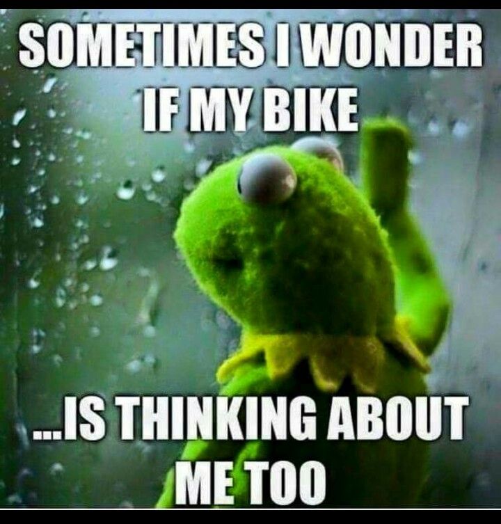 MTB Meme Wonder if my bike is thinking about me