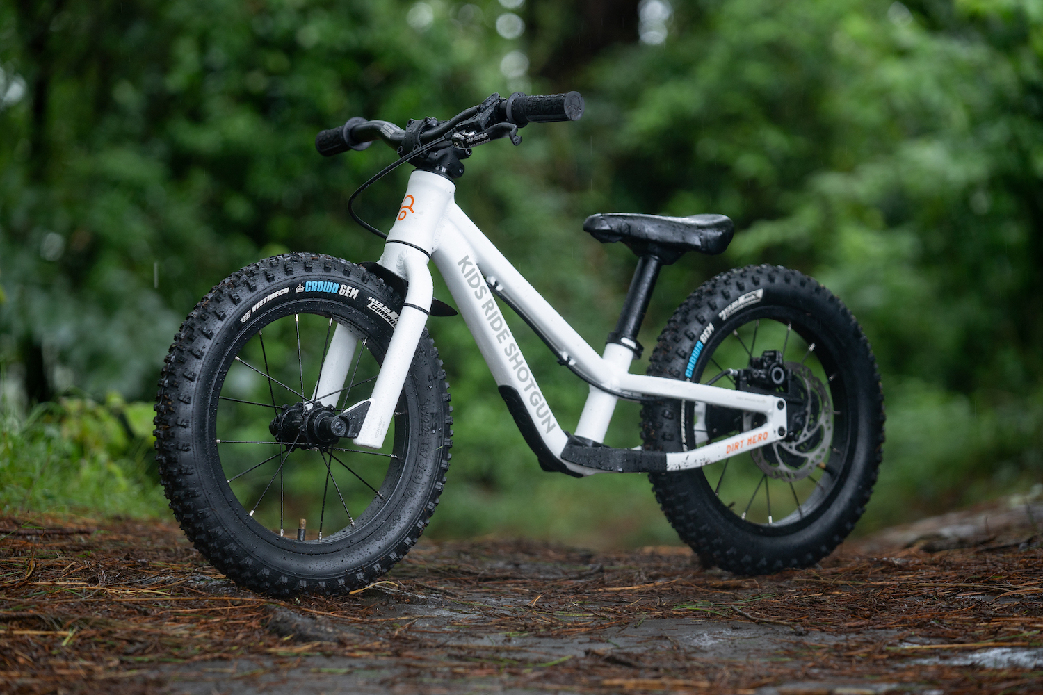 Kids Ride Shotgun launch Magura equipped, off-road balance bike.